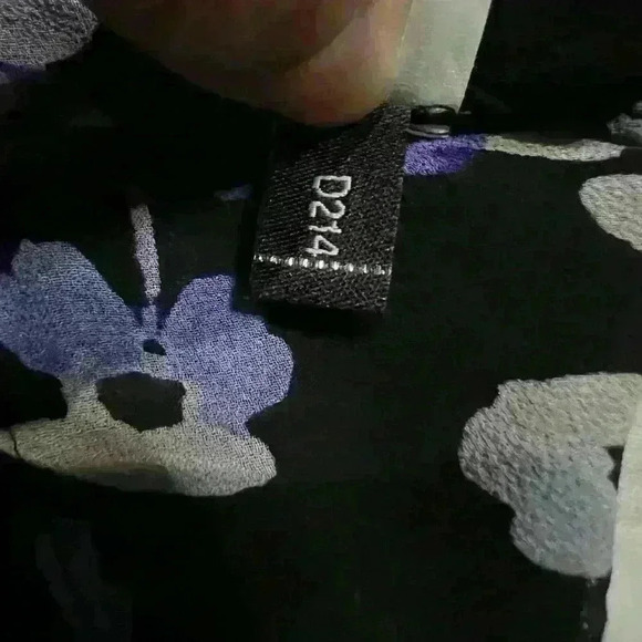 Kate Spade size small hydrangea chiffon dress 100% silk - Picture 11 of 16